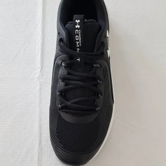 NEW Under Armour Charged Commit TR 3 3023703-001 Men's Black/White Size 9.5 - Picture 3 of 10